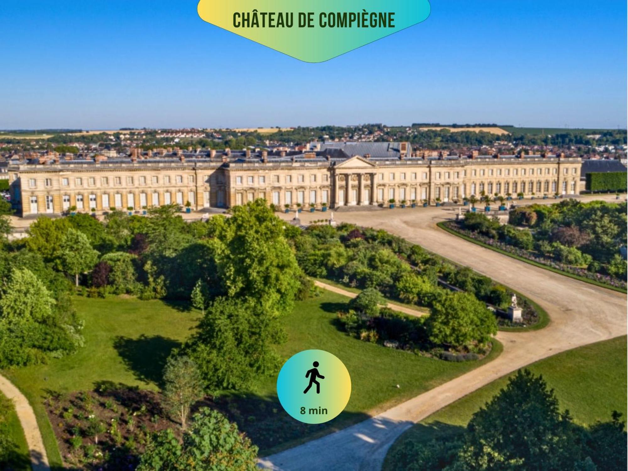 Le Corneille - Ideal Pros & Couples - Centre Historique - Chateau 5Min - Gare 10Min - Au Calme - Fibre Compiègne Exteriér fotografie