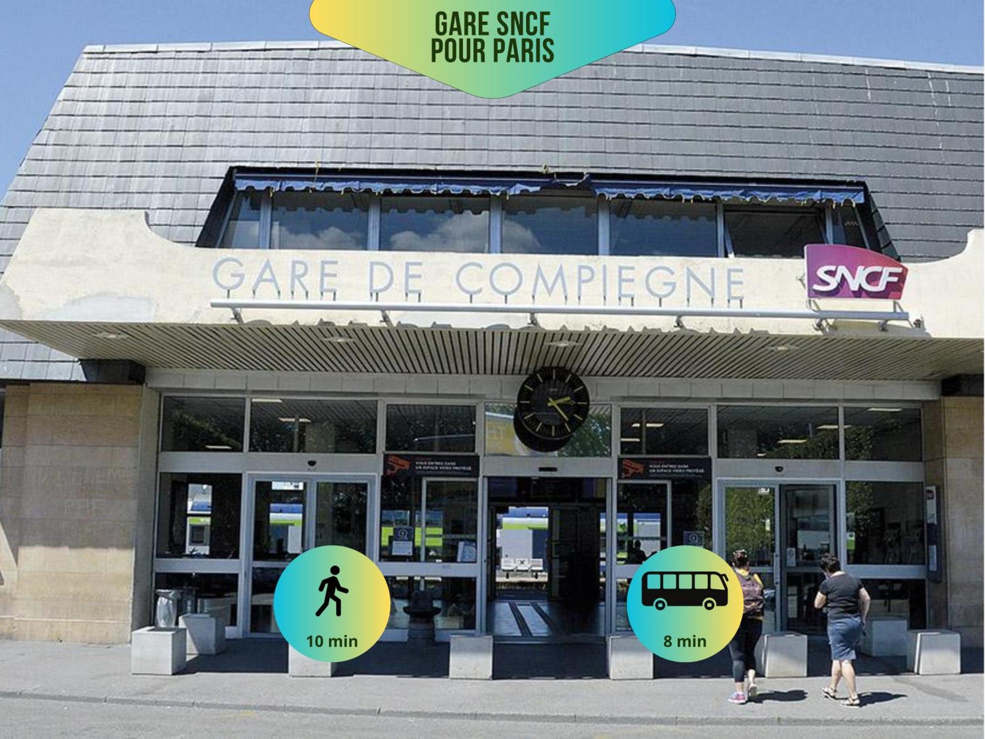 Le Corneille - Ideal Pros & Couples - Centre Historique - Chateau 5Min - Gare 10Min - Au Calme - Fibre Compiègne Exteriér fotografie
